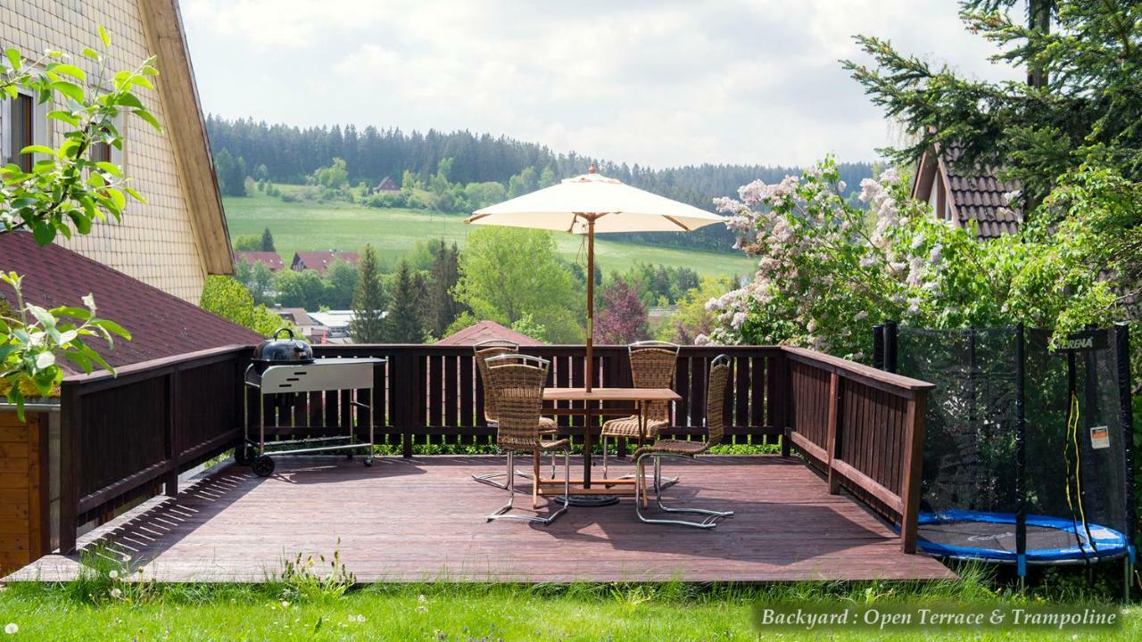 Entire House In Schwarzwald With Mountain View, Private Gym,Sauna And Garden Villa Unterkirnach Dış mekan fotoğraf